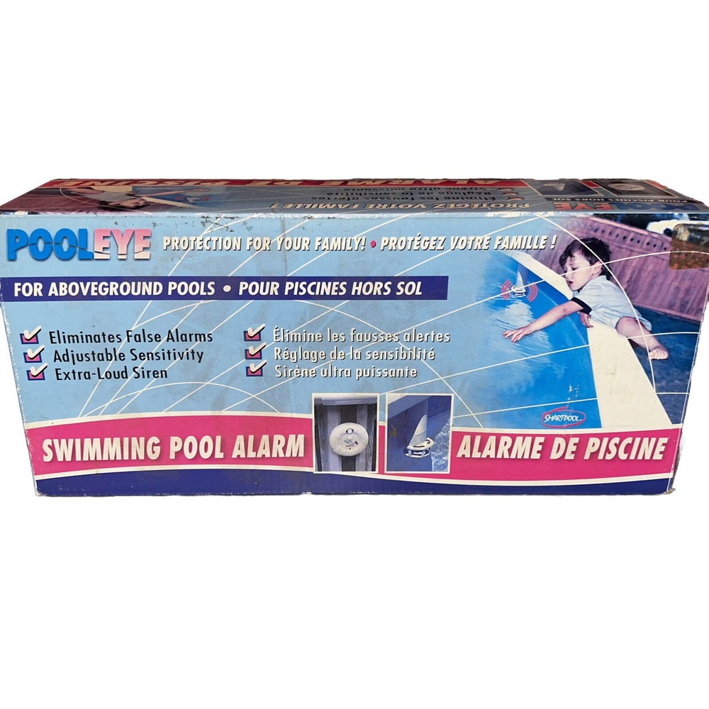 SmartPool PE12 Pooleye Aboveground Pool Alarm System Safety Protection Loud